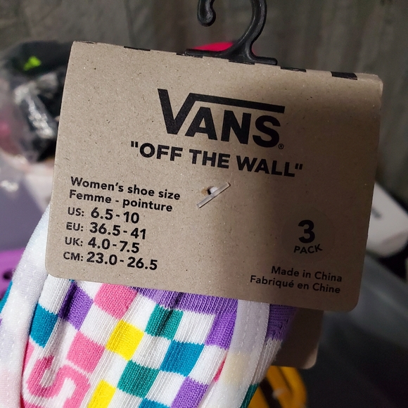 Vans 3 Pack of Womens Socks NWT - Picture 4 of 4